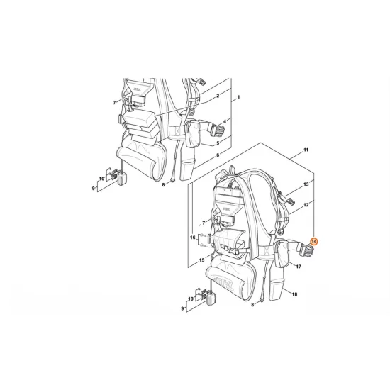 STIHL  Zamek 4861 710 6400
